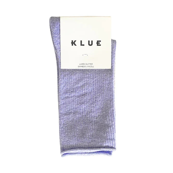 KLUE Glitter Lurex Socks Lilac