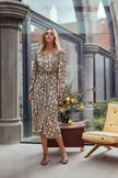 M. A. Dainty Kos Dress Beige Snake