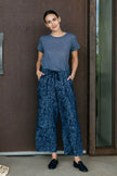 M. A. Dainty Trucker Pant Denim Snake