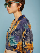 Load image into Gallery viewer, MEISÏE Printed Viscose Shirt Aqua
