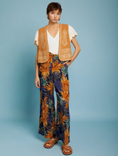 Load image into Gallery viewer, MEISÏE Printed Viscose Pants Aqua
