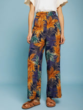 Load image into Gallery viewer, MEISÏE Printed Viscose Pants Aqua
