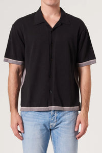 Neuw Denim Knit Resort S/S Shirt Black