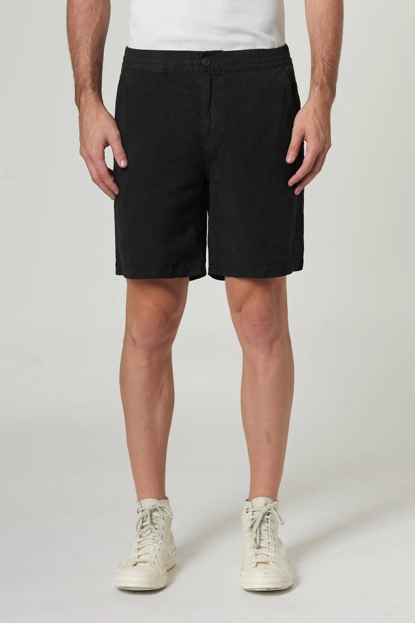 Neuw Denim Lou Linen Boxer Short Black