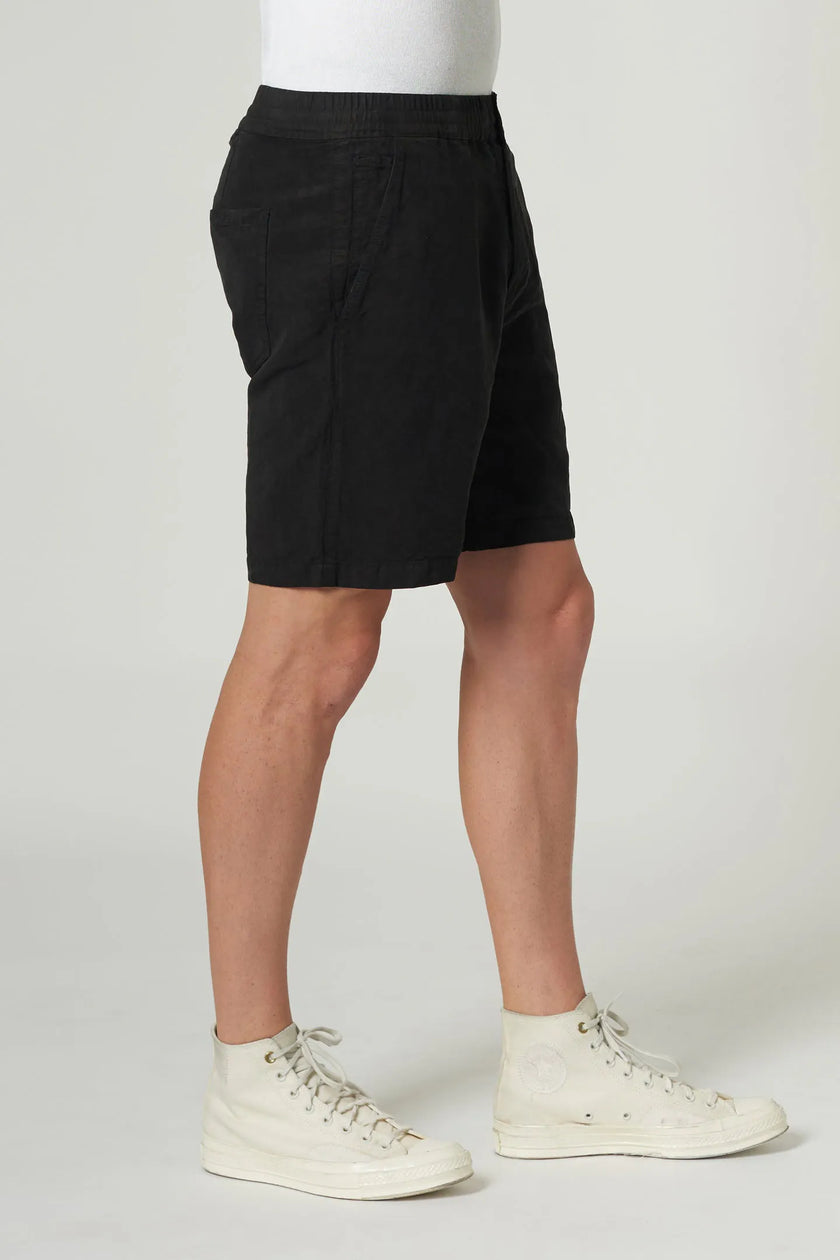 Neuw Denim Lou Linen Boxer Short Black