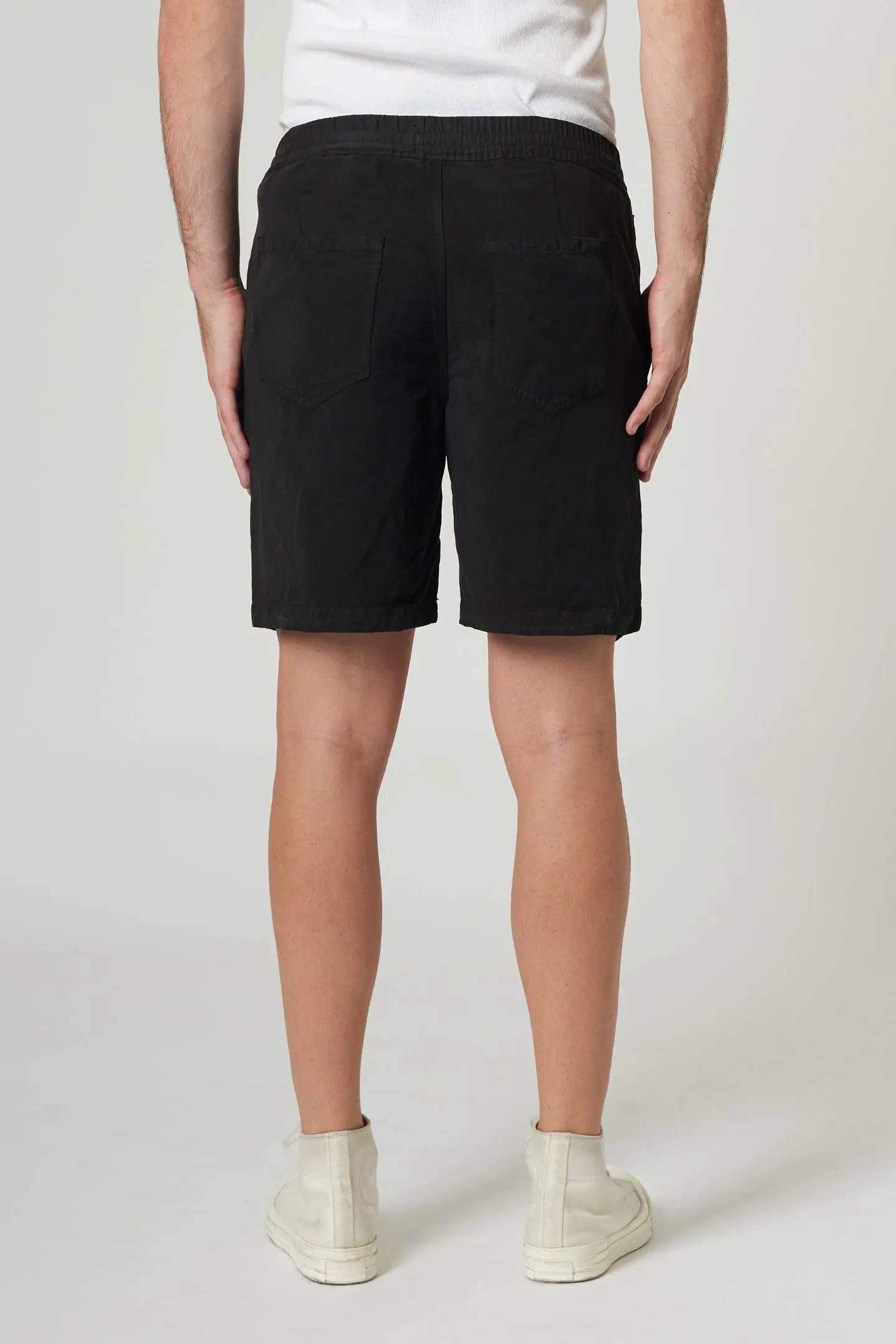 Neuw Denim Lou Linen Boxer Short Black