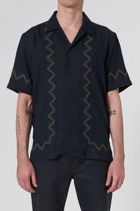 Neuw Denim Curtis S/S Ravi Shirt Black
