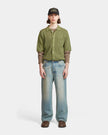 Larriet Flora Short Sleeve Shirt Army
