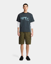 Load image into Gallery viewer, Larriet Frayed Cargo Short Olive
