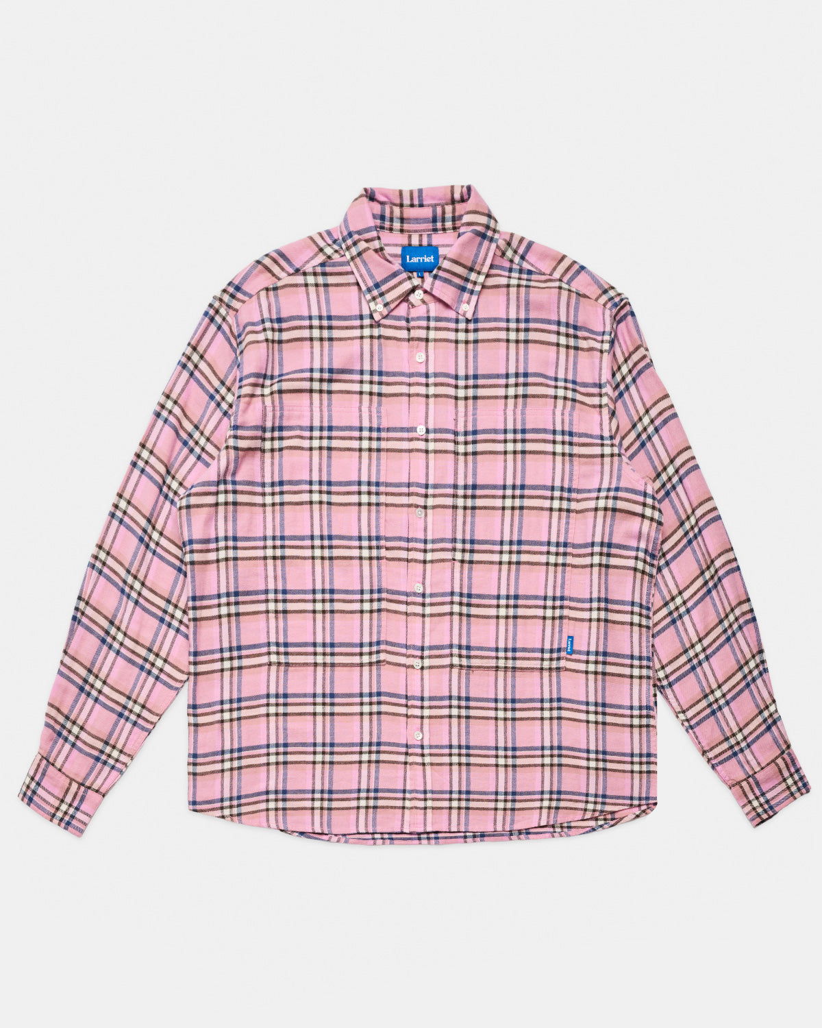 Larriet Grant Shirt Pink Plaid
