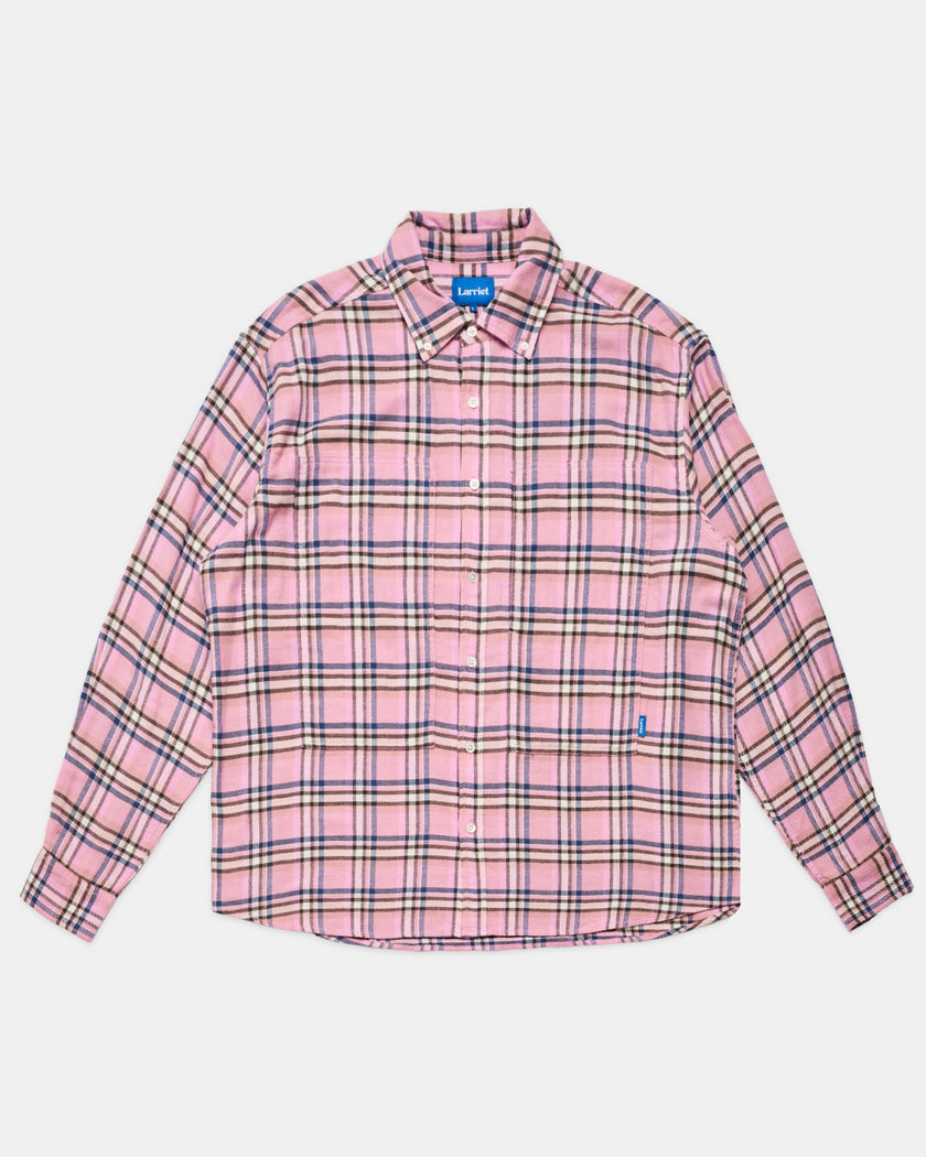 Larriet Grant Shirt Pink Plaid