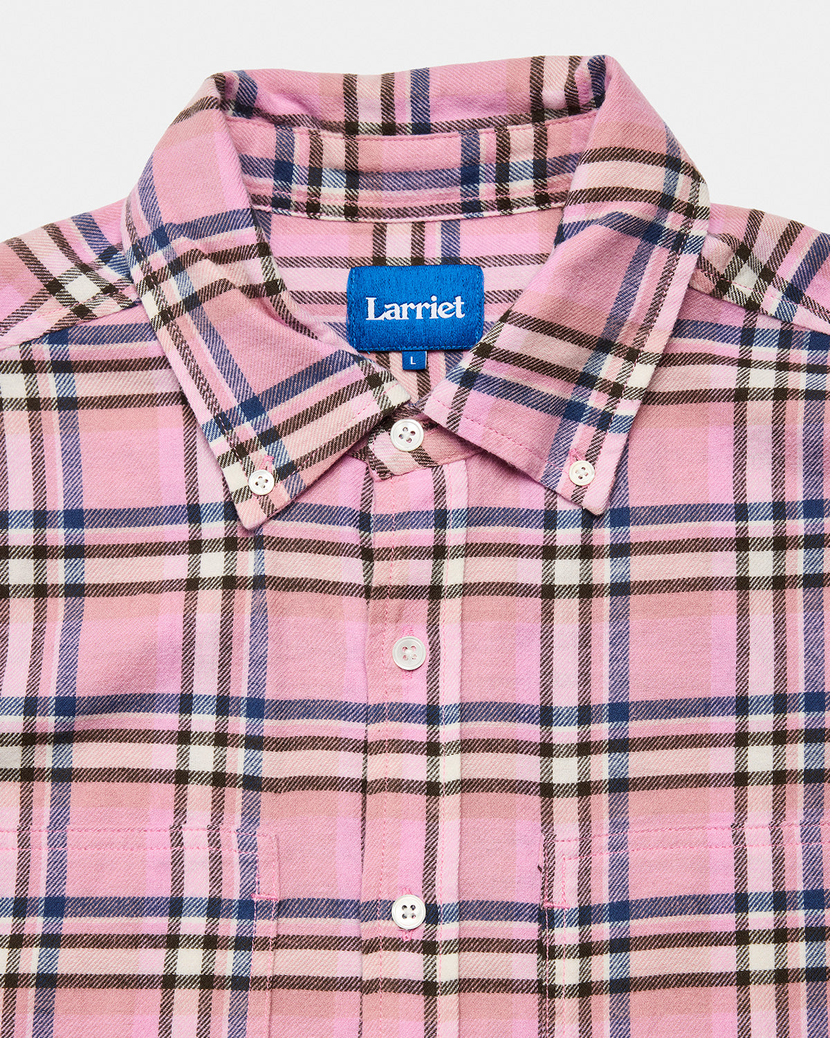 Larriet Grant Shirt Pink Plaid