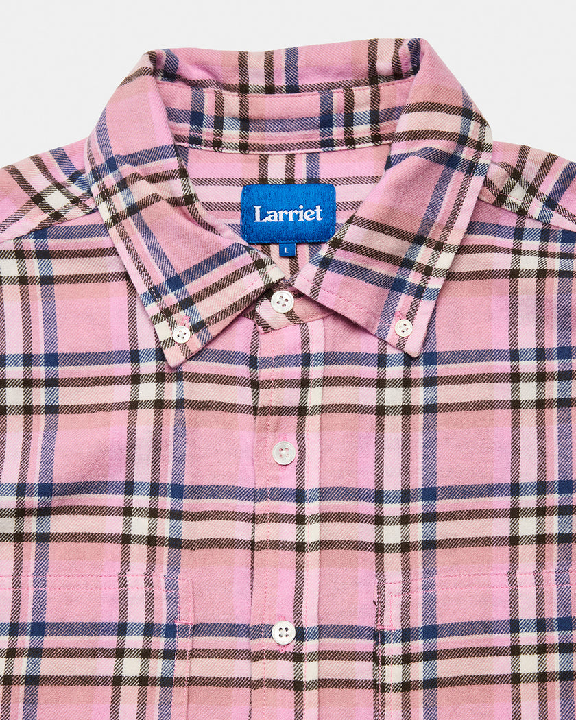 Larriet Grant Shirt Pink Plaid