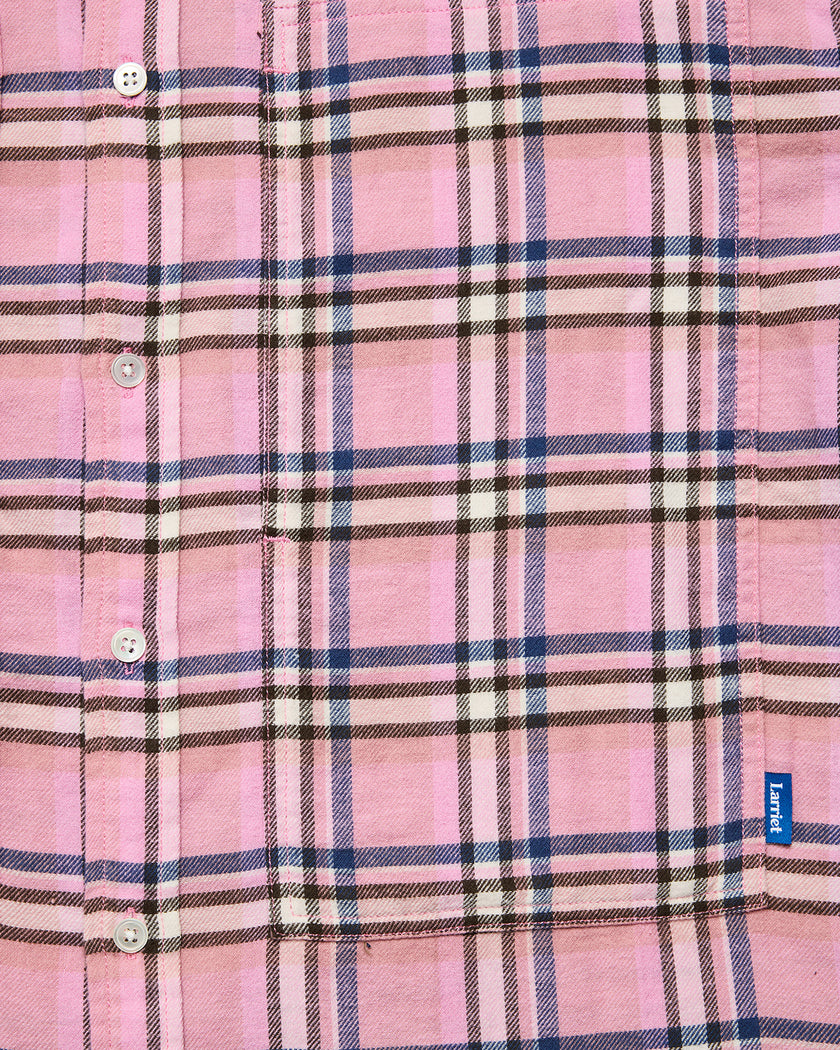 Larriet Grant Shirt Pink Plaid
