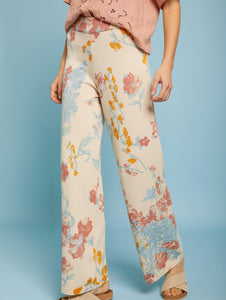 MEISÏE Floral Printed Pants Lichi