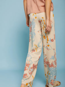 MEISÏE Floral Printed Pants Lichi