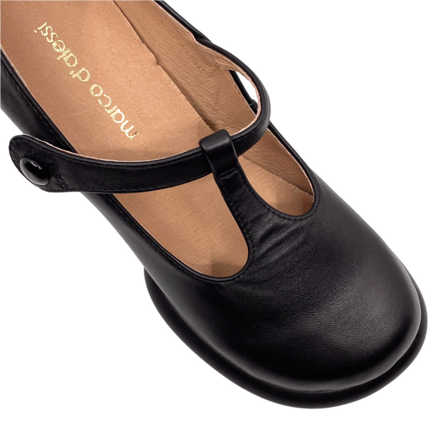 Marco D'Alessi 242050 Rosario Black Leather