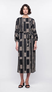 Staple The Label Marina Midi Dress Spliced-Stripe