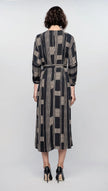 Staple The Label Marina Midi Dress Spliced-Stripe