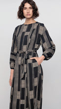 Load image into Gallery viewer, Staple The Label Marina Midi Dress Spliced-Stripe

