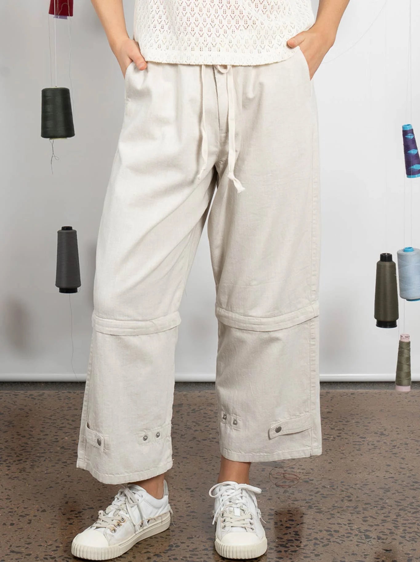 M. A. Dainty Trucker Pant Plaster