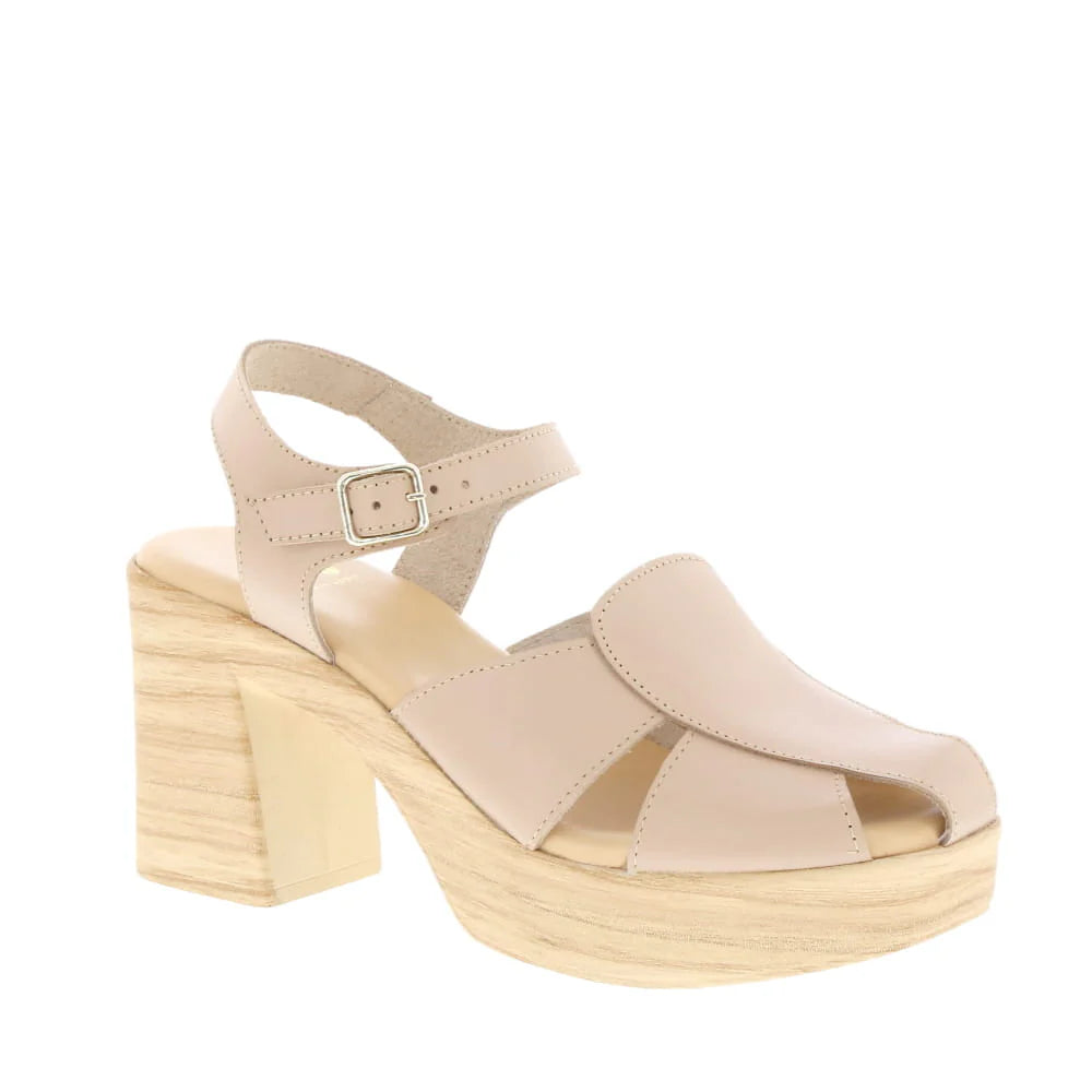 Nu by Neo Oriane Clog Heels Arena Leather