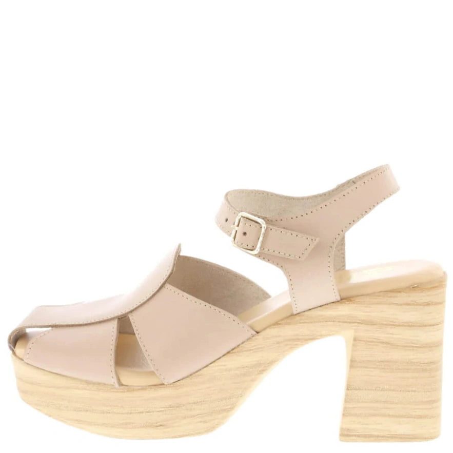 Nu by Neo Oriane Clog Heels Arena Leather