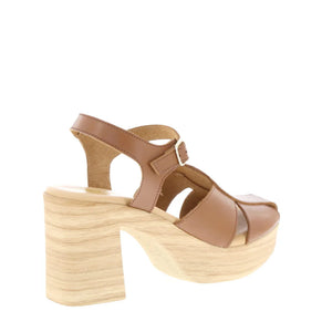 Nu by Neo Oriane Clog Heels Roble Leather