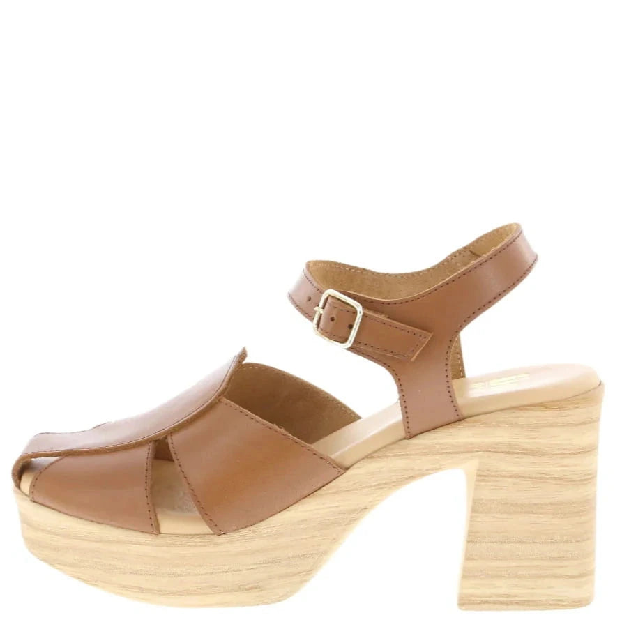 Nu by Neo Oriane Clog Heels Roble Leather