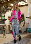 Miss Goodlife Pink Animal Love Pants Multi