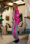 Miss Goodlife Pink Animal Love Pants Multi