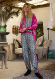 Miss Goodlife Pink Animal Love Pants Multi