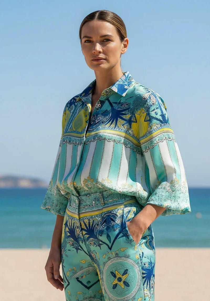 Miss Goodlife Blouse Celestial Blue
