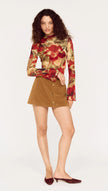 MINKPINK Selma Mesh Top Floral