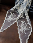 Angels Whisper Citta Lace Head Scarf Cream