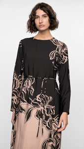 Staple The Label Mira Midi Dress Diagonal Floral