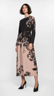 Staple The Label Mira Midi Dress Diagonal Floral