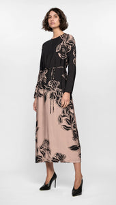 Staple The Label Mira Midi Dress Diagonal Floral