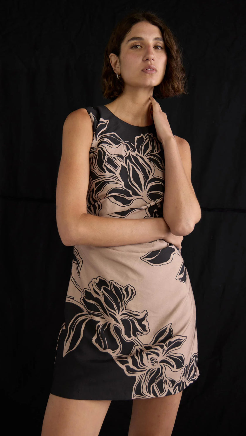 Staple The Label Mira Mini Dress Diagonal Floral
