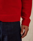 McTavish Reverse Seam Knit Red