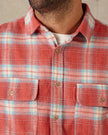 McTavish Twin Pocket Flannel Shirt Red Multi