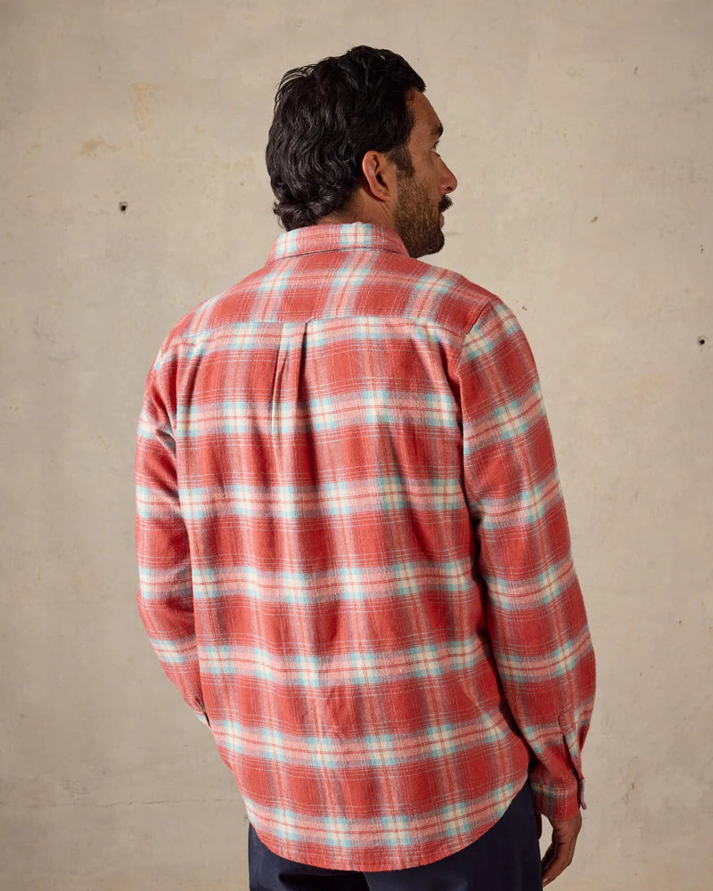 McTavish Twin Pocket Flannel Shirt Red Multi