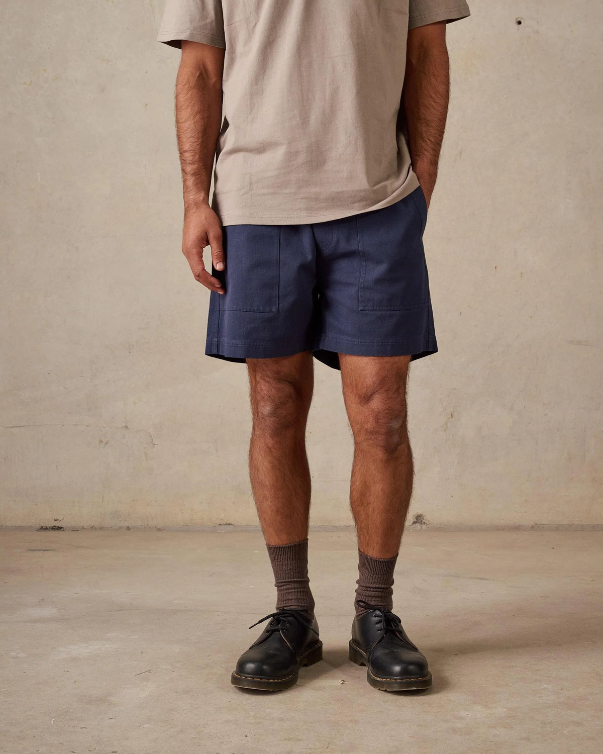 McTavish Twill Shorts Dark Blue