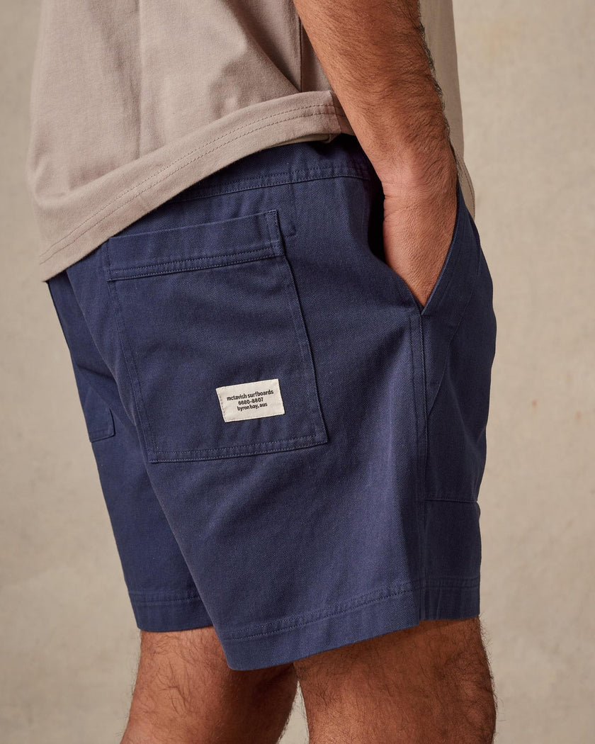 McTavish Twill Shorts Dark Blue