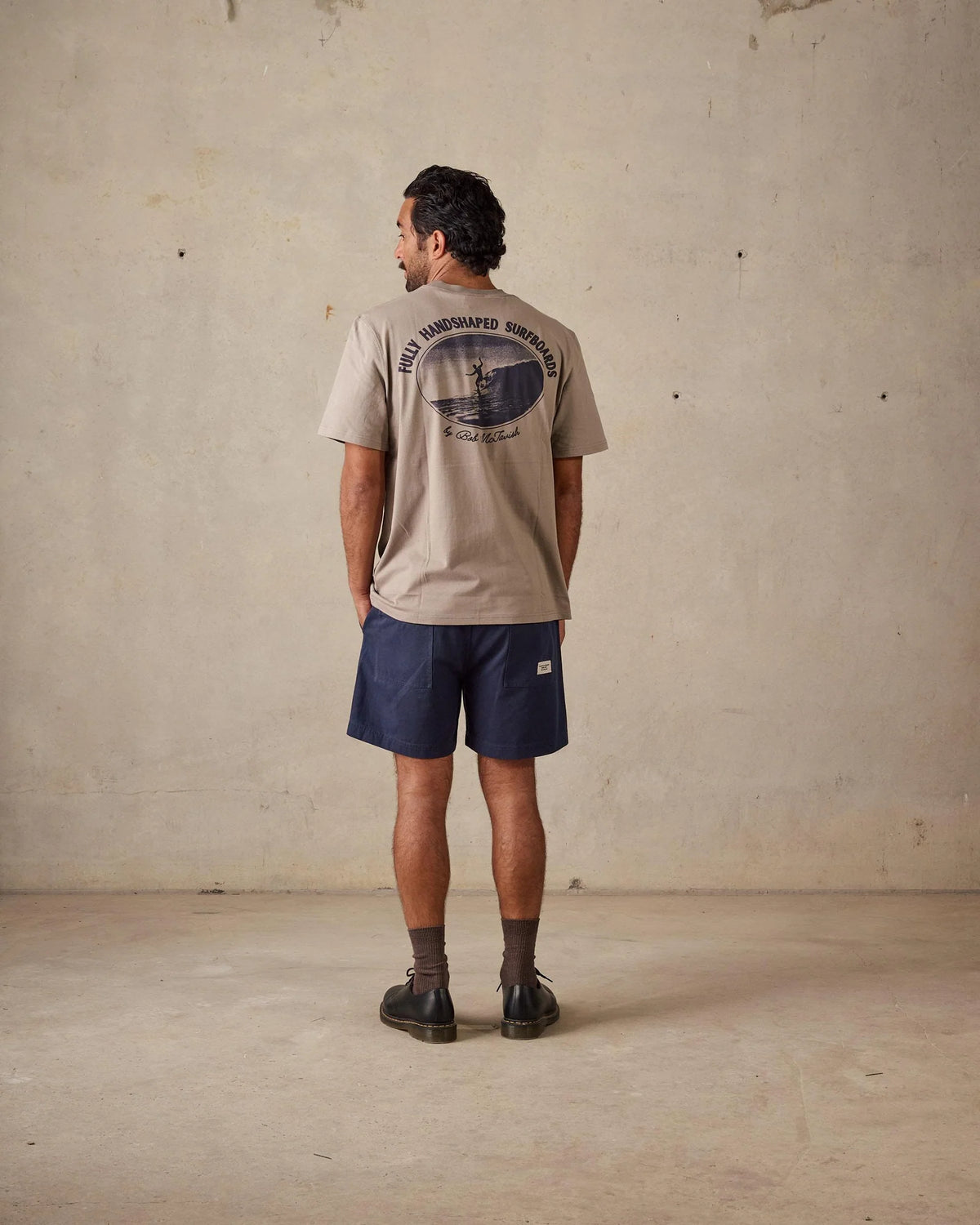 McTavish Twill Shorts Dark Blue