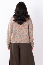 Load image into Gallery viewer, JJ Sisters MM43 Wool Blend Jumper Dusty Rose Rainbow Fleck
