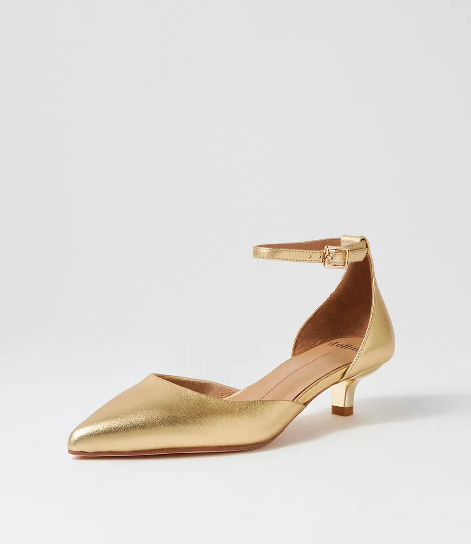 Mollini Cushla Gold Leather
