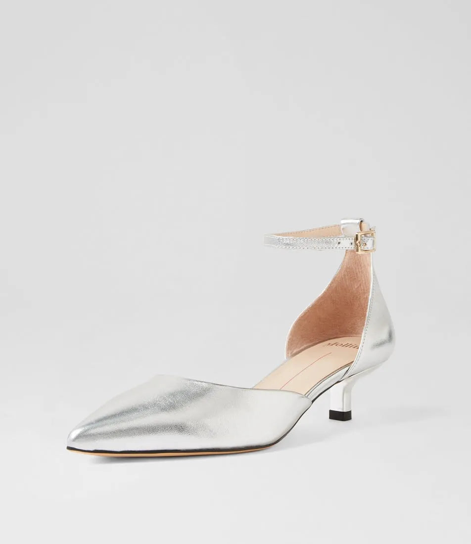 Mollini Cushla Silver Leather
