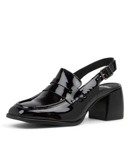 Mollini Peach Black Patent Leather