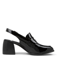 Load image into Gallery viewer, Mollini Peach Black Patent Leather
